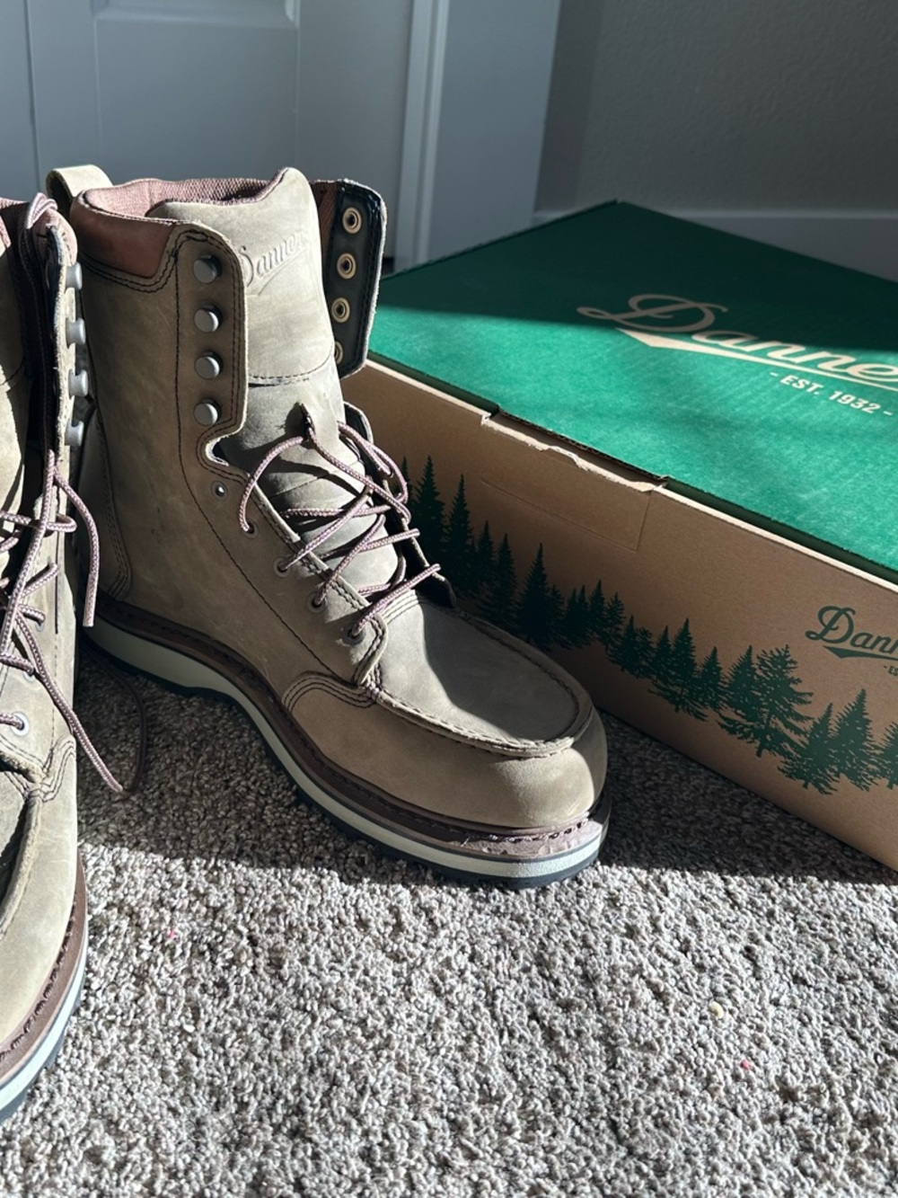Danner Men’s Cedar River Hunter Moc Toe Timberwolf